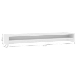 Galleria Design Monitor Stand White 100x24x13 cm Engineered Wood
