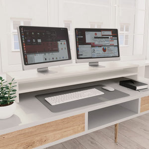 Galleria Design Monitor Stand White 100x24x13 cm Engineered Wood