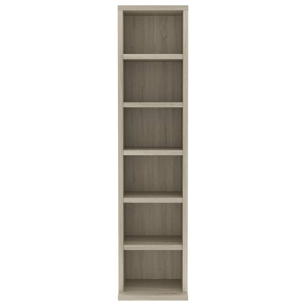 Galleria Design CD Cabinet Sonoma Oak 21x20x88 cm Engineered Wood