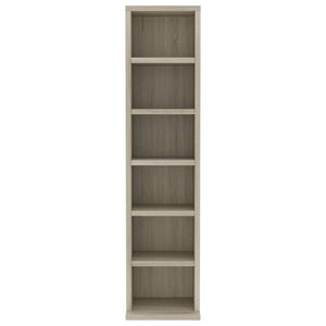 Galleria Design CD Cabinet Sonoma Oak 21x20x88 cm Engineered Wood
