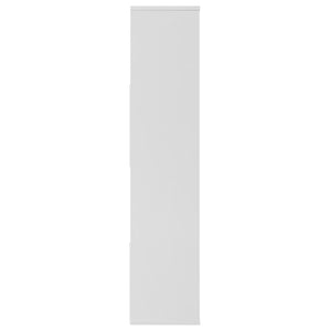Galleria Design Room Divider/Book Cabinet White 110x24x110 cm Engineered Wood