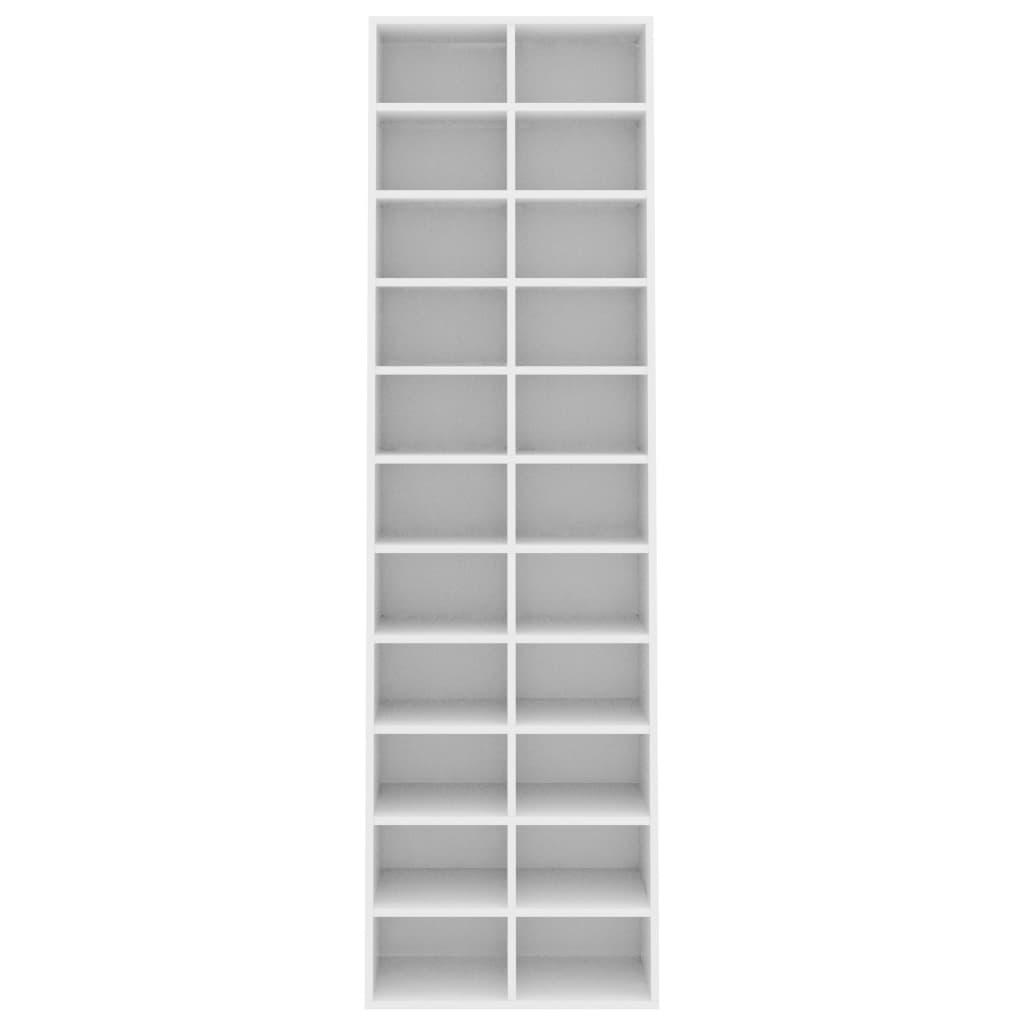 Galleria Design Shoe Cabinet White 54x34x183 cm Engineered Wood
