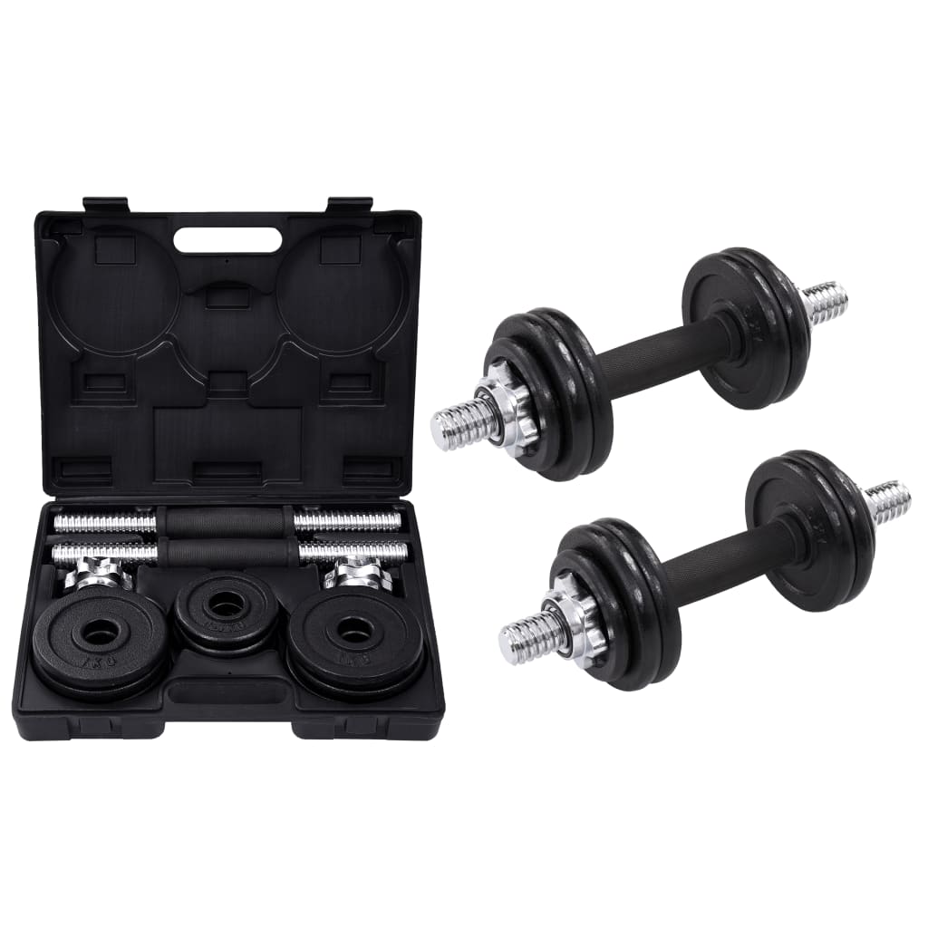 Galleria Design 19 Piece Dumbbell Set 15 kg Cast Iron