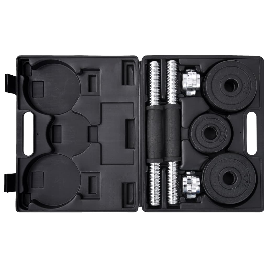 Galleria Design 19 Piece Dumbbell Set 15 kg Cast Iron