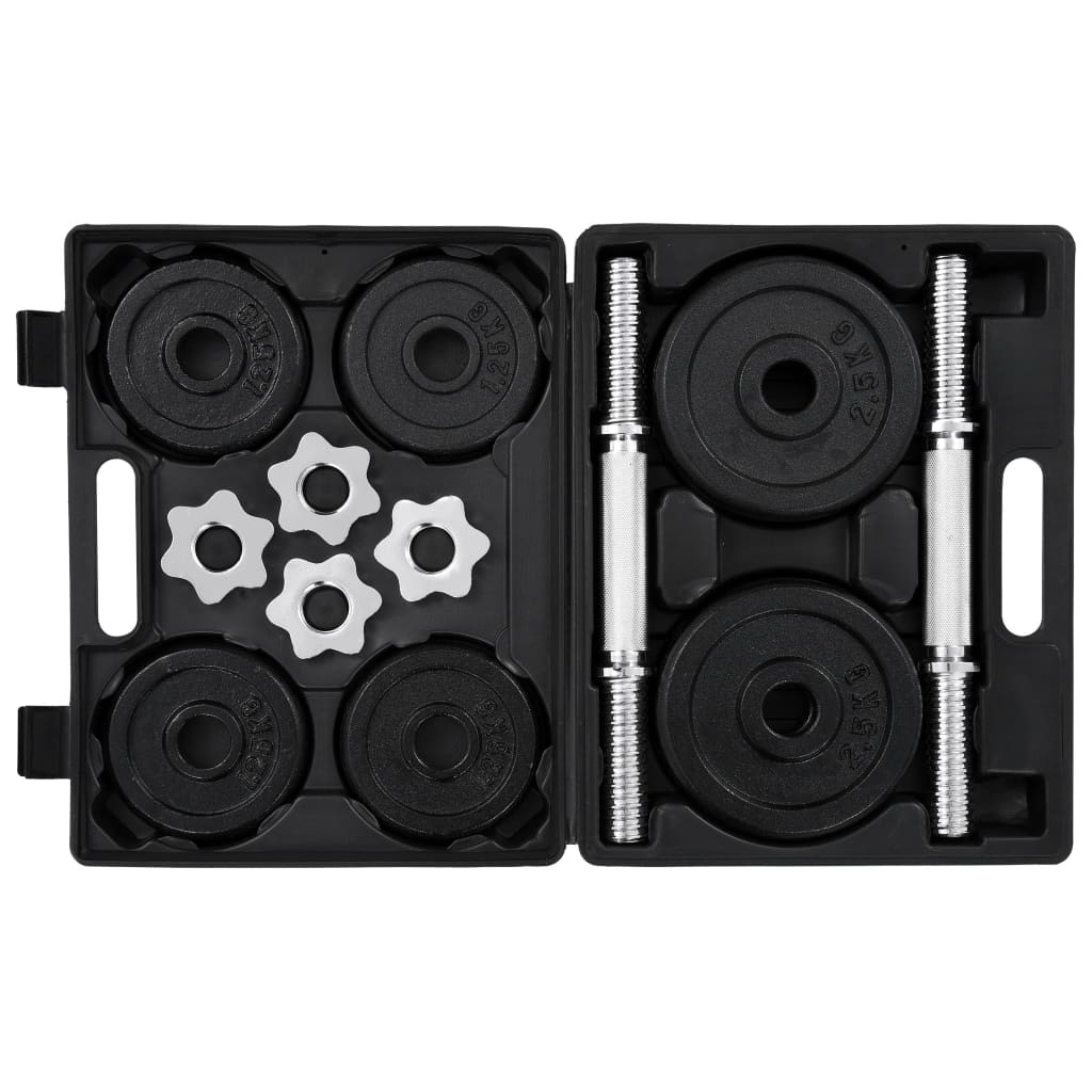 Galleria Design 15 Piece Dumbbell set 20 kg Cast Iron