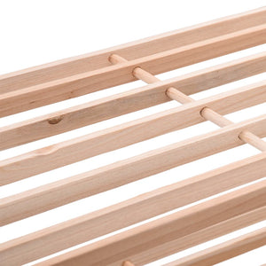 Galleria Design 4-Tier Shoe Rack Solid Fir Wood