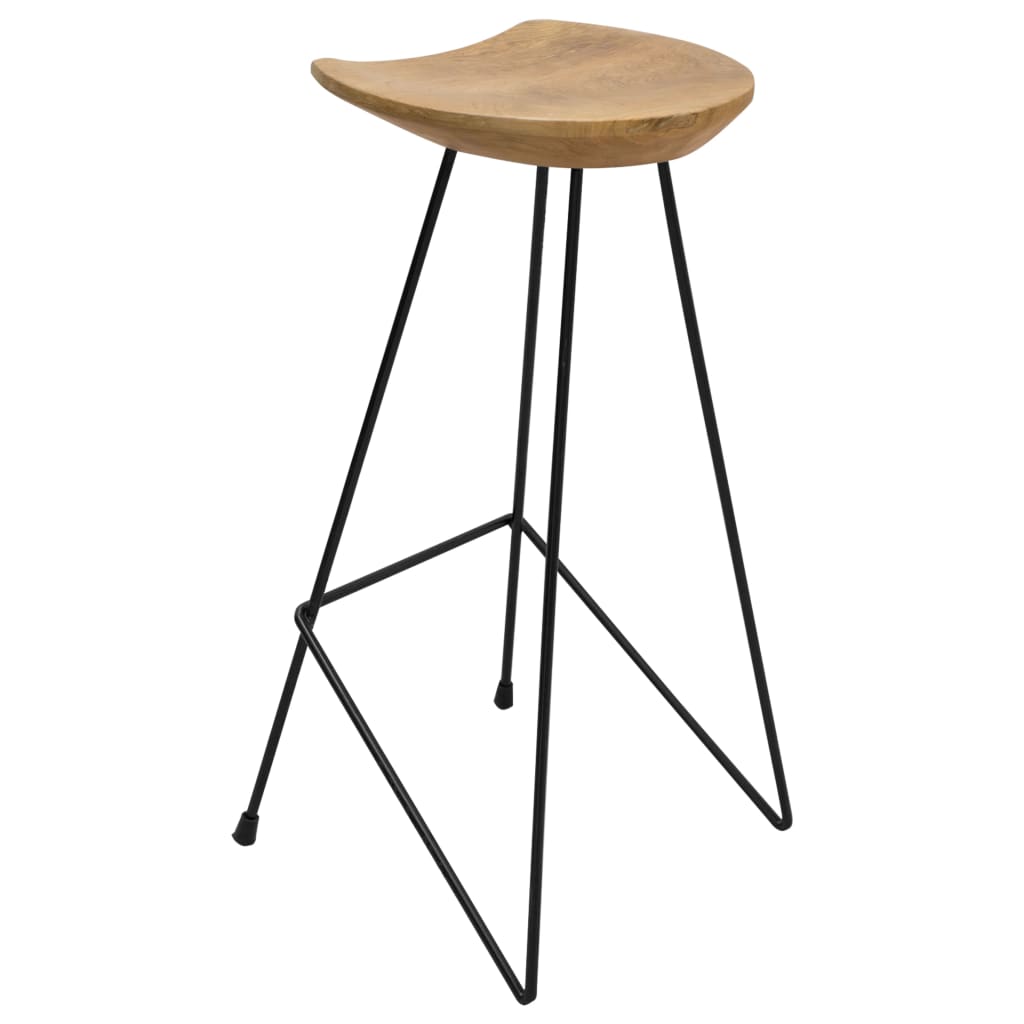 Galleria Design Bar Stools 2 pcs Solid Teak Wood