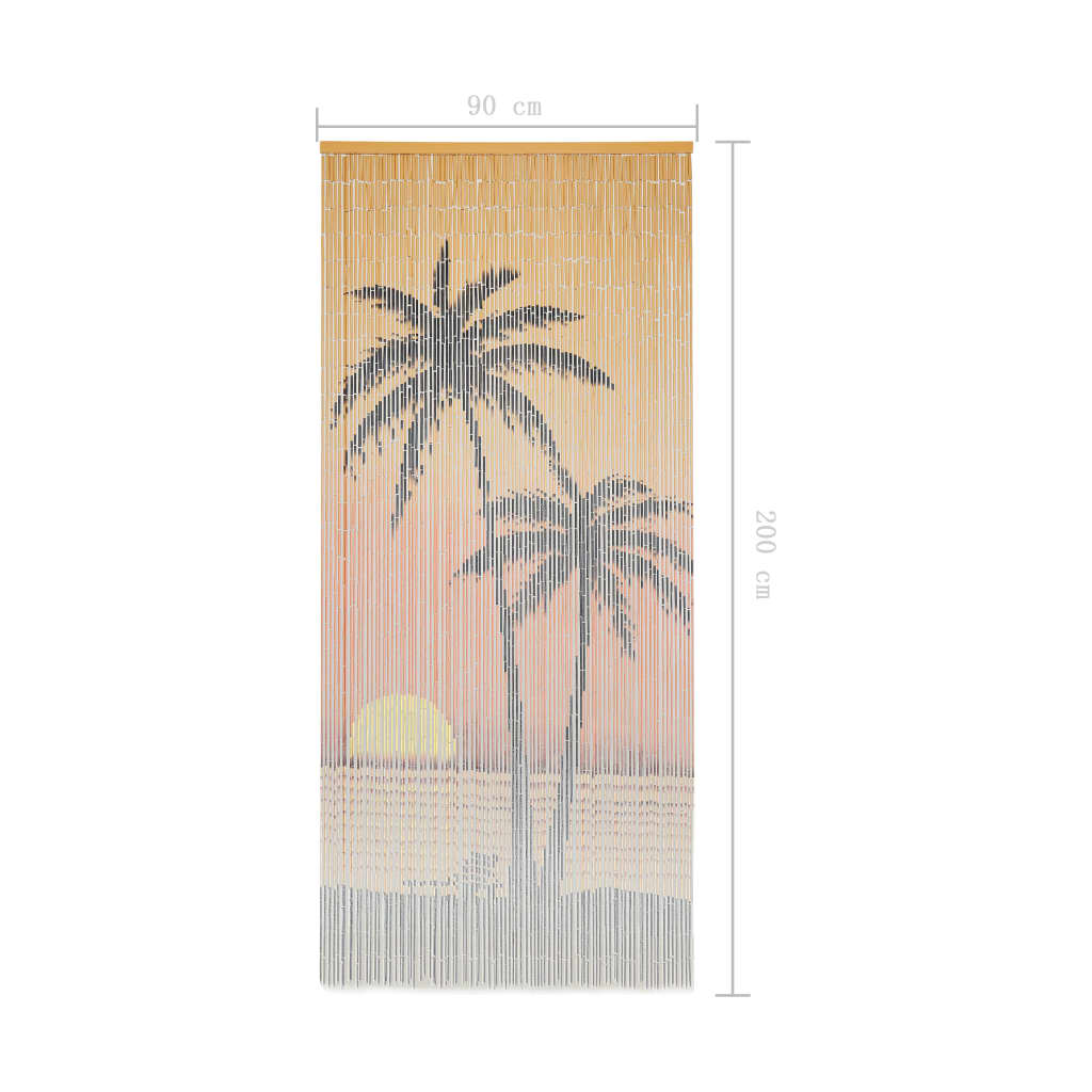 Galleria Design Insect Door Curtain Bamboo 90x200 cm