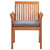 Galleria Design Garden Dining Chairs with Cushions 2 pcs Solid Acacia Wood