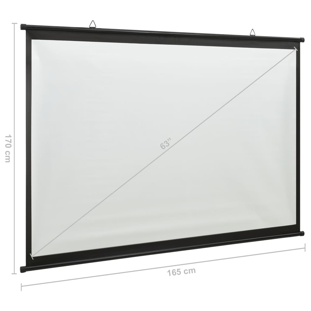 Galleria Design Projection Screen 89&quot; 1:1