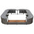 Galleria Design Square Spa Surround Grey 268 x 268 x 55 cm Poly Rattan