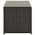 Galleria Design Garden Storage Box Poly Rattan 100x50x50 cm Brown