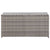 Galleria Design Garden Storage Box Poly Rattan 100x50x50 cm Grey