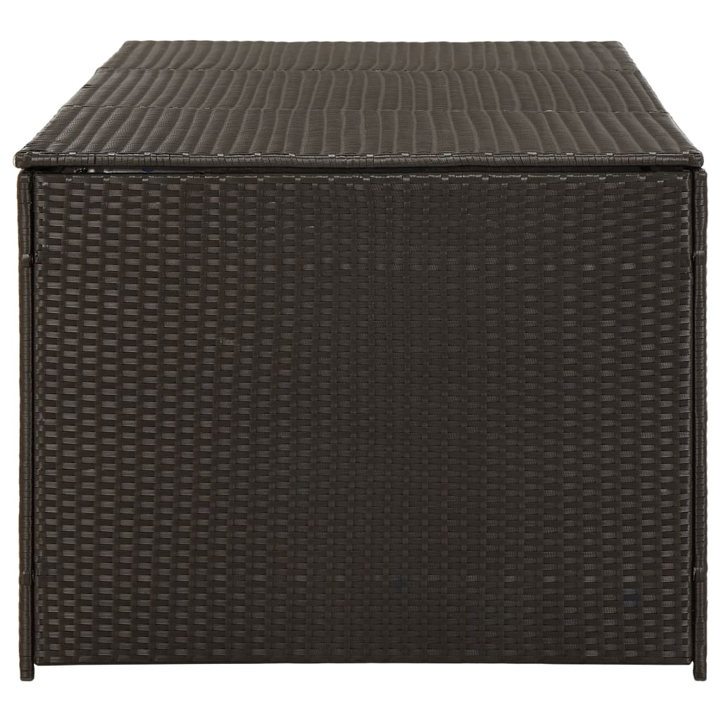 Galleria Design Garden Storage Box Poly Rattan 180x90x70 cm Brown