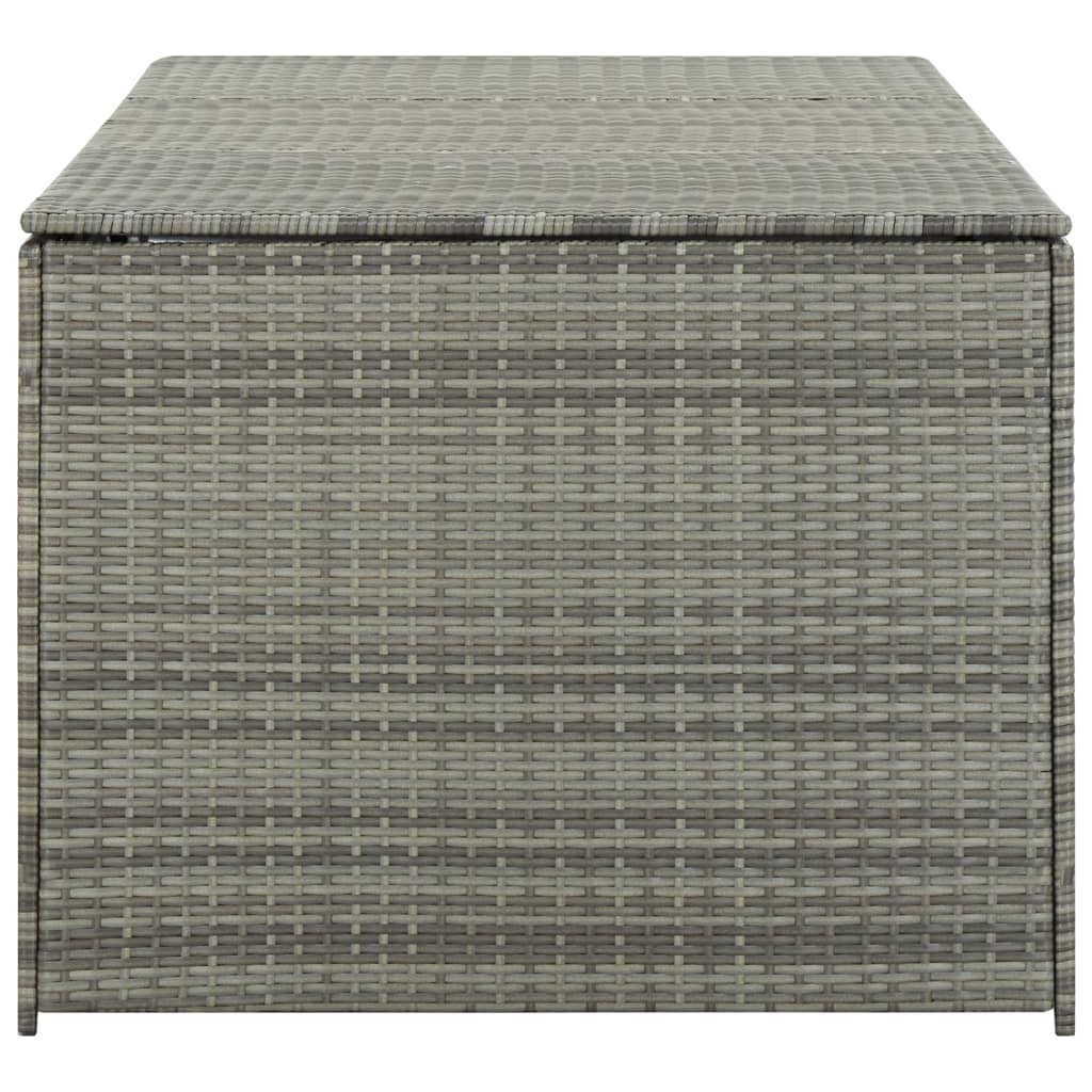 Galleria Design Garden Storage Box Poly Rattan 180x90x70 cm Grey
