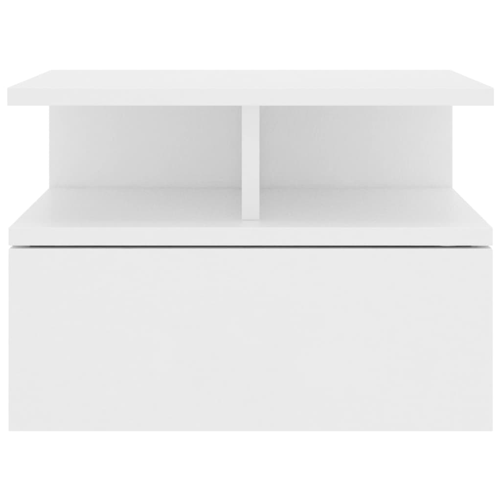 Galleria Design Floating Nightstands 2 pcs White 40x31x27cm Engineered Wood