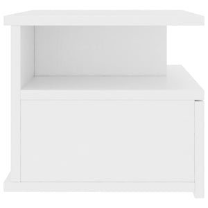 Galleria Design Floating Nightstands 2 pcs White 40x31x27cm Engineered Wood