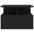 Galleria Design Floating Nightstands 2 pcs Black 40x31x27cm Engineered Wood