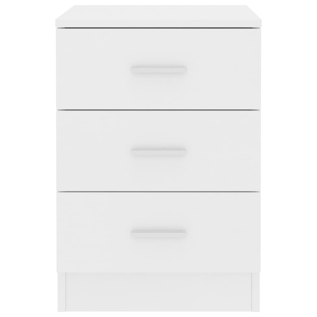 Galleria Design Bedside Cabinet White 38x35x56 cm Engineered Wood