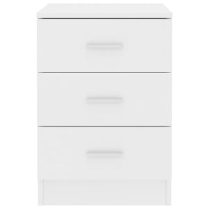 Galleria Design Bedside Cabinet White 38x35x56 cm Engineered Wood