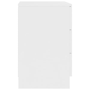 Galleria Design Bedside Cabinet White 38x35x56 cm Engineered Wood