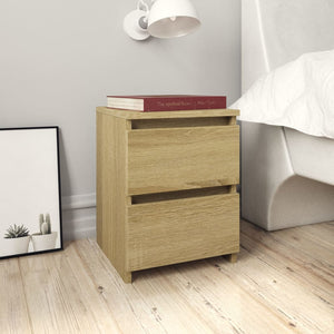 Galleria Design Bedside Cabinets 2 pcs Sonoma Oak 30x30x40 cm Engineered Wood