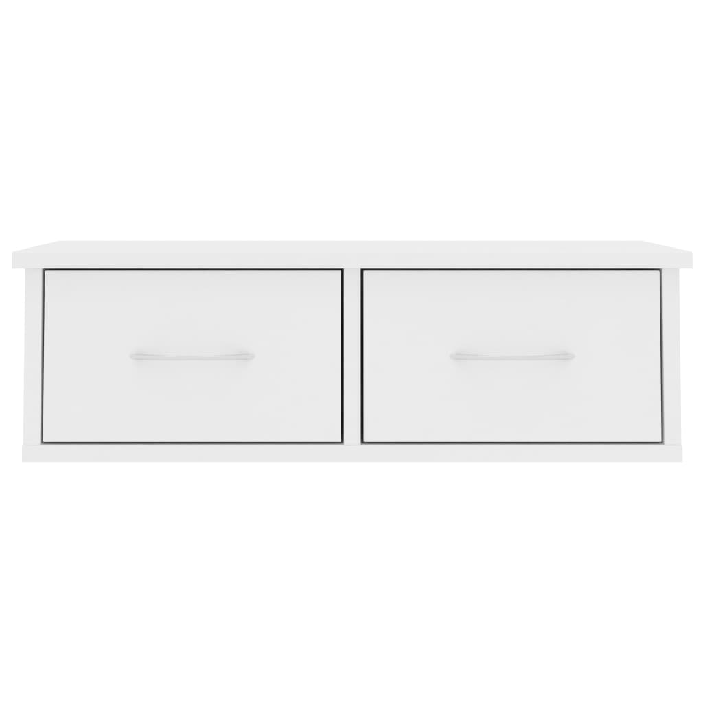 Galleria Design Wall-mounted Drawer Shelf White 60x26x18.5 cm Engineered Wood