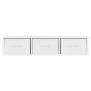 Galleria Design Wall-mounted Drawer Shelf White 88x26x18.5 cm Engineered Wood