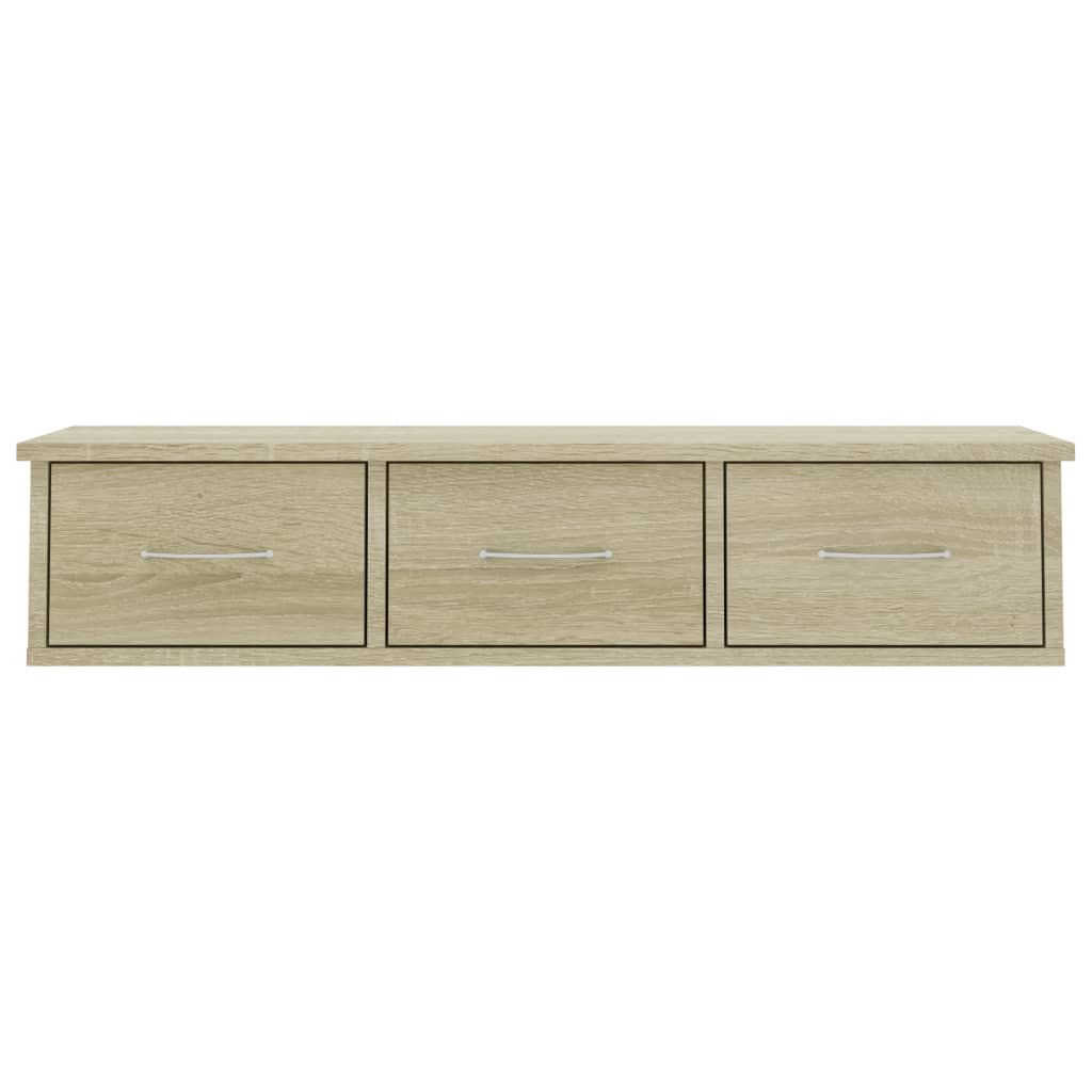 Galleria Design Wall-mounted Drawer Shelf Sonoma Oak 88x26x18.5 cm Engineered Wood
