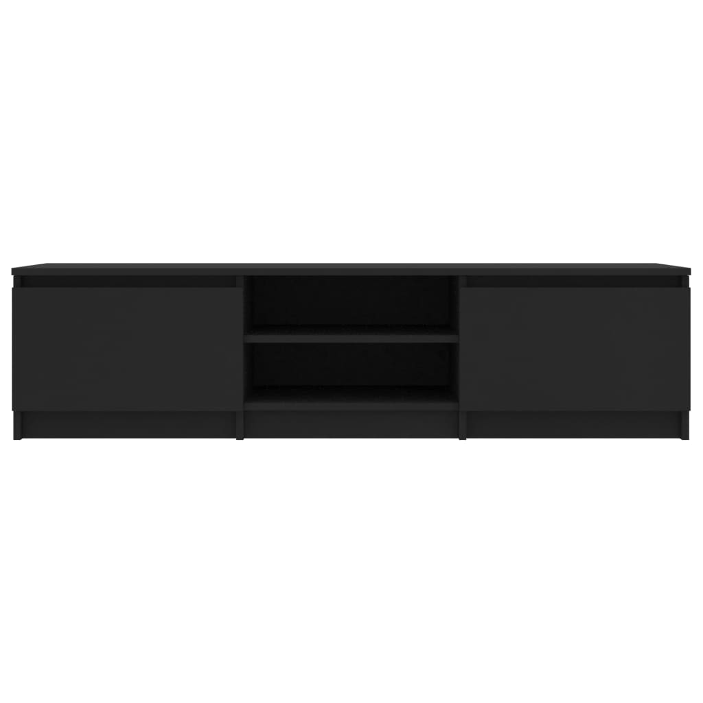 Galleria Design TV Cabinet Black 140x40x35.5 cm Engineered Wood