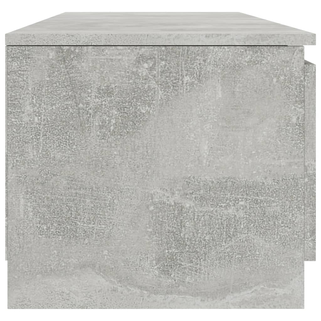 Galleria Design TV Cabinet Concrete Grey 140x40x35.5 cm Engineered Wood