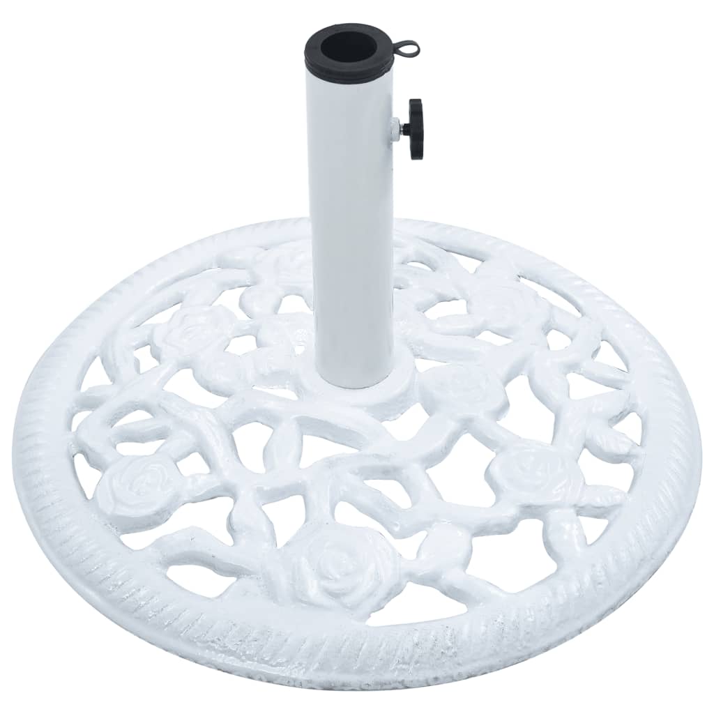 Galleria Design Umbrella Base White 12 kg 48 cm Cast Iron