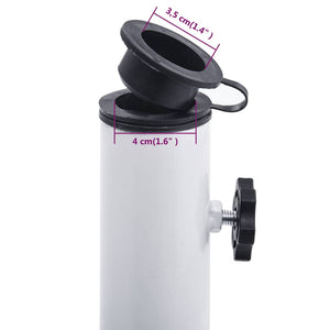 Galleria Design Umbrella Base White 12 kg 48 cm Cast Iron