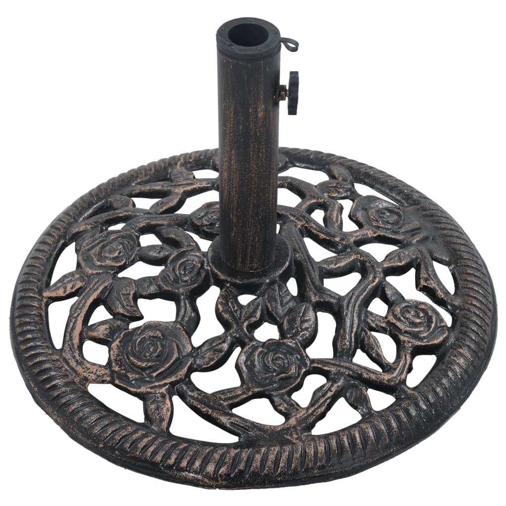 Galleria Design Umbrella Base Bronze 12 kg 48 cm Cast Iron