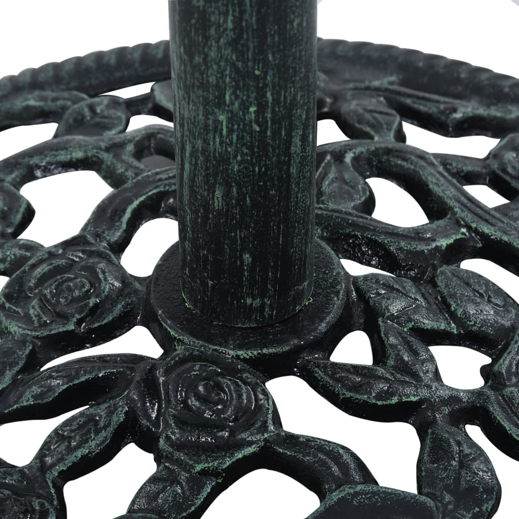 Galleria Design Umbrella Base Green 9 kg 40 cm Cast Iron