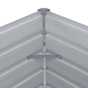Galleria Design Raised Garden Bed 160x80x77 cm Galvanised Steel Green