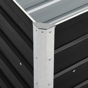 Galleria Design Garden Raised Bed Galvanised Steel 240x40x45 cm Anthracite