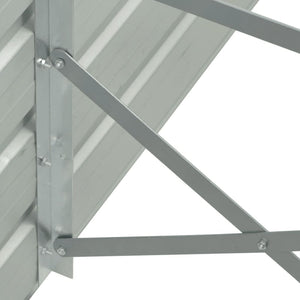 Galleria Design Garden Raised Bed Galvanised Steel 320x40x45 cm Grey