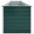 Galleria Design Garden Raised Bed Galvanised Steel 400x80x77 cm Green