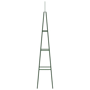 Galleria Design Garden Climbing Plant Racks 2 pcs Dark Green 35x35x195 cm Iron
