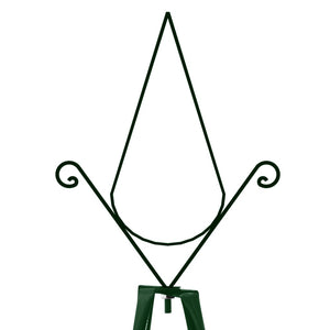 Galleria Design Garden Climbing Plant Racks 2 pcs Dark Green 35x35x195 cm Iron