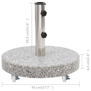 Galleria Design Parasol Base Granite 30 kg Round Grey