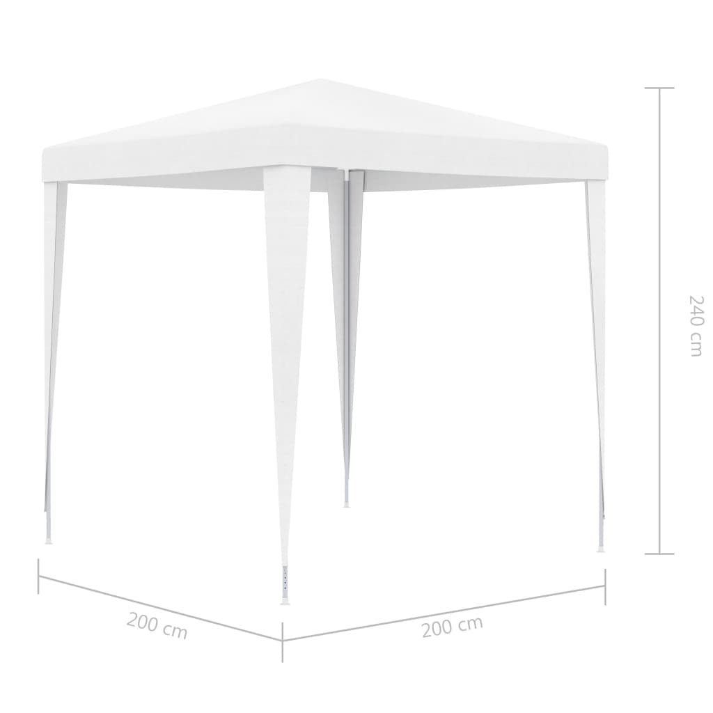 Galleria Design Party Tent 2x2 m White