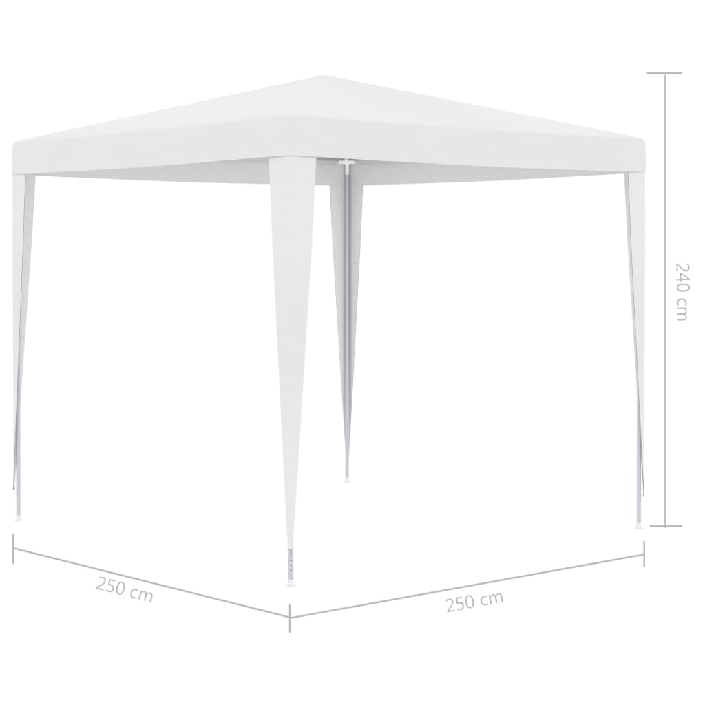 Galleria Design Party Tent 2.5x2.5 m White
