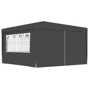 Galleria Design Professional Party Tent with Side Walls 4x4 m Anthracite 90 g/m?