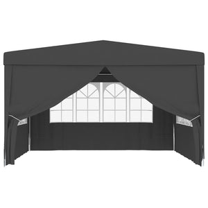 Galleria Design Professional Party Tent with Side Walls 4x4 m Anthracite 90 g/m?