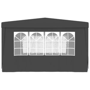 Galleria Design Professional Party Tent with Side Walls 4x4 m Anthracite 90 g/m?