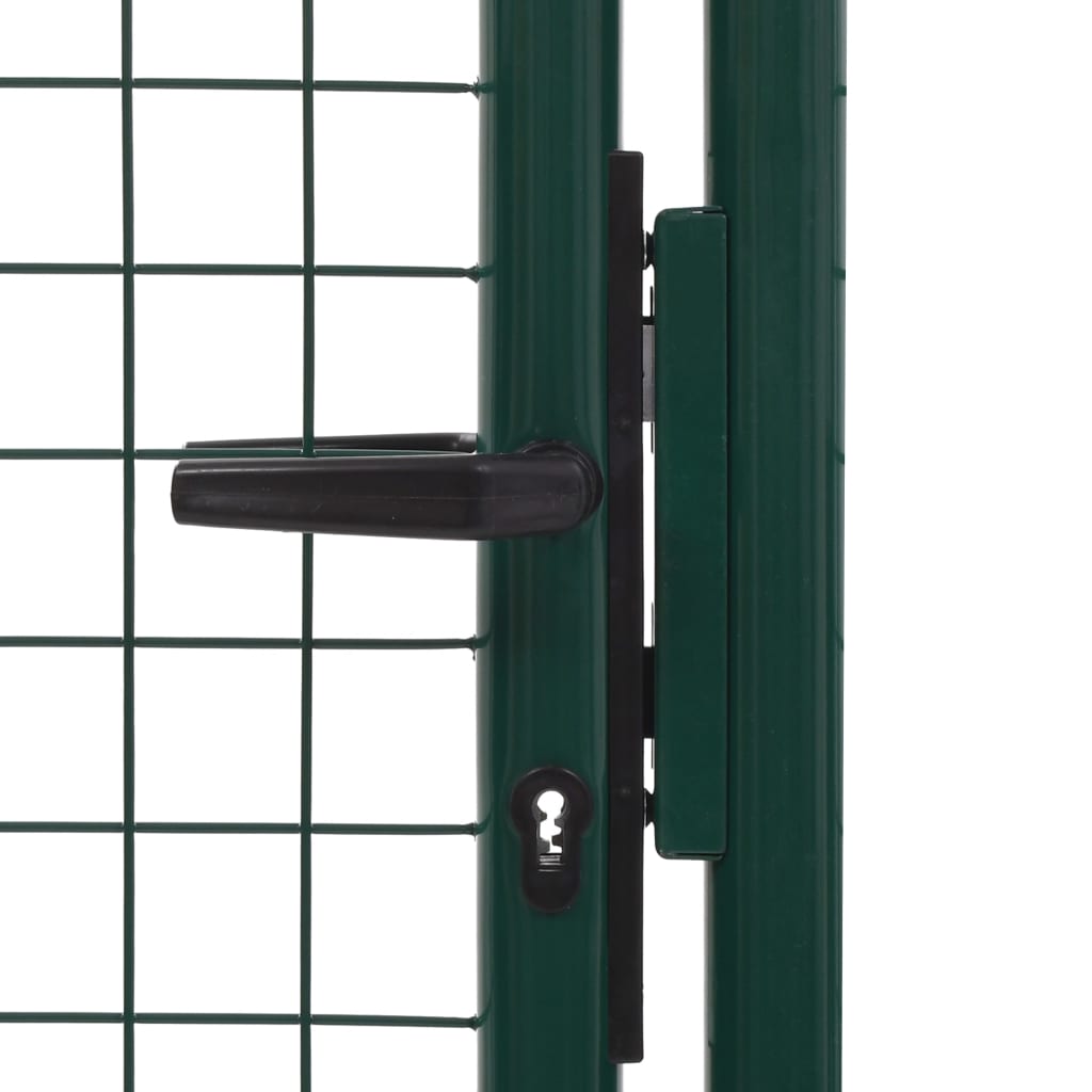 Galleria Design Fence Gate Steel 100x75 cm Green