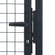 Galleria Design Mesh Garden Gate Galvanised Steel 100x125 cm Grey