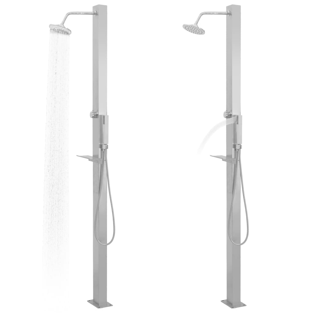 Galleria Design Outdoor Shower Stainless Steel Straight